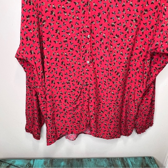 Zadig & Voltaire Tamis Liberty Floral-print Button-down Shirt Size Large - Picture 5 of 14